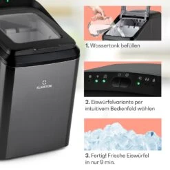 Partytime Eiswürfelmaschine Klareis 15kg/24h Edelstahl -Einrichtungsgeschäft 10035295 de 0004 usp