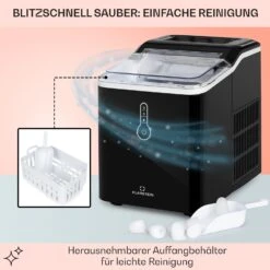 Chillout Eiswürfelmaschine Bulleteis 12kg/24h Wassertank: 1,5 L -Einrichtungsgeschäft 10035320 de 0005 usp