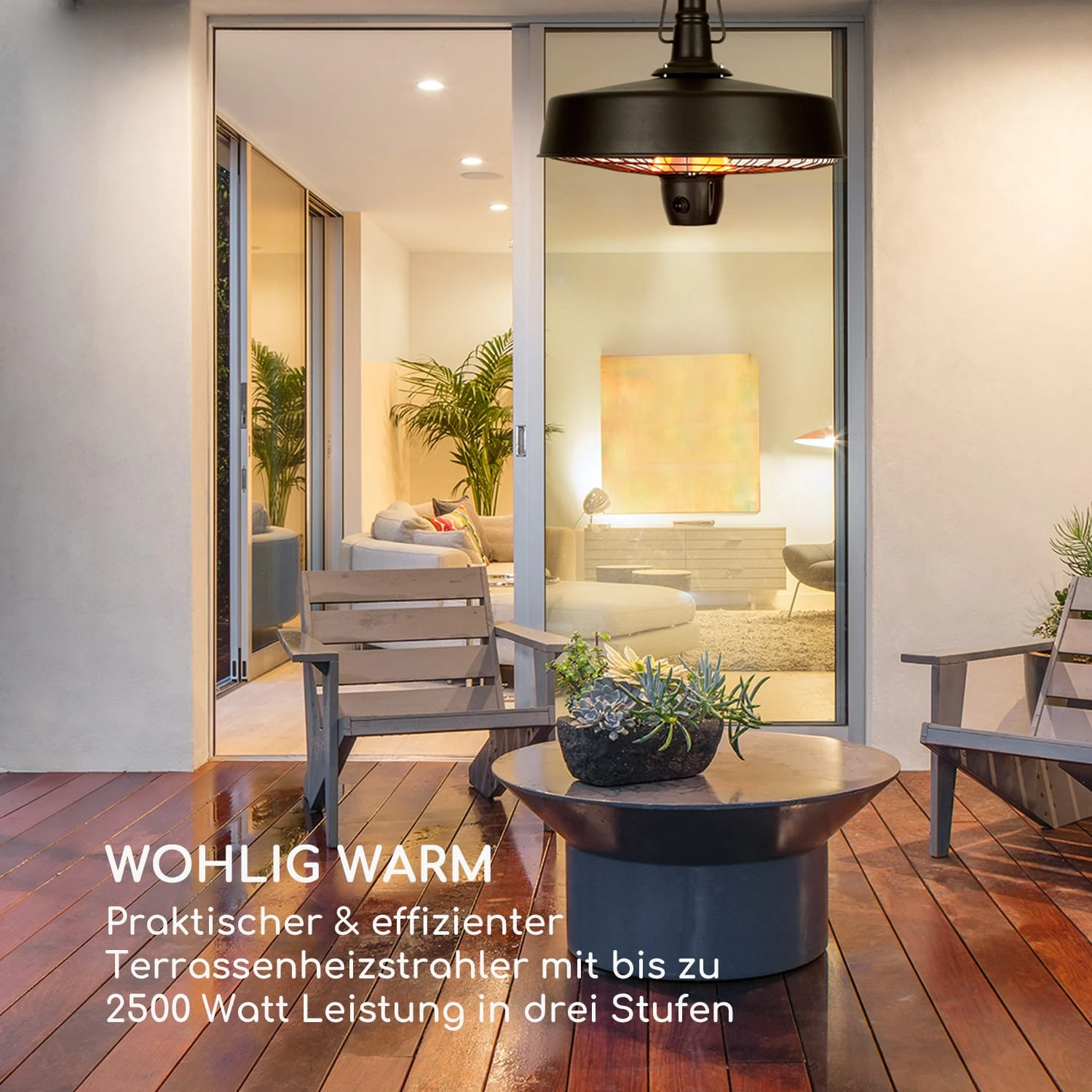 Camden Heat Deluxe Infrarot-Heizstrahler 2500W LED IP24 Decke 7 Camden Heat Deluxe Infrarot-Heizstrahler 2500W LED IP24 Decke – Bild 5