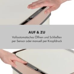 Royal Trash Rose Gold Sensor-Mülleimer 72 Liter Edelstahl -Einrichtungsgeschäft 10035364 de 0007 logo