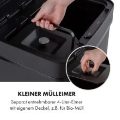 Royal Trash Matte Black Sensor-Mülleimer 72 Liter Edelstahl -Einrichtungsgeschäft 10035365 de 0004 logo