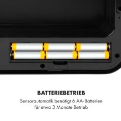 Royal Trash Matte Black Sensor-Mülleimer 72 Liter Edelstahl -Einrichtungsgeschäft 10035365 de 0008 logo