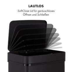 Royal Trash Matte Black Sensor-Mülleimer 72 Liter Edelstahl -Einrichtungsgeschäft 10035365 de 0010 logo