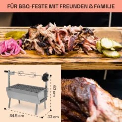 Sauenland Mini Rotisserie-Grill Drehspieß 4W 12kg Max. Edelstahl 14 Sauenland Mini Rotisserie-Grill Drehspieß 4W 12kg Max. Edelstahl -Einrichtungsgeschäft 10035371 de 0006 usp