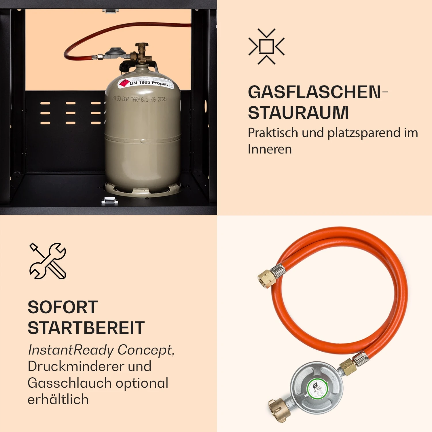 Valdosta 4.1 Gasgrill 4 X 2,8 KW + 2,5 KW Brenner Edelstahl Mobil 7 Valdosta 4.1 Gasgrill 4 X 2,8 KW + 2,5 KW Brenner Edelstahl Mobil – Bild 5