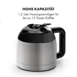 Arabica Thermoskanne Zubehör Ersatz Edelstahl Silber/schwarz 12 Arabica Thermoskanne Zubehör Ersatz Edelstahl Silber/schwarz -Einrichtungsgeschäft 10035422 de 0005 logo