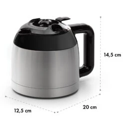 Arabica Thermoskanne Zubehör Ersatz Edelstahl Silber/schwarz 13 Arabica Thermoskanne Zubehör Ersatz Edelstahl Silber/schwarz -Einrichtungsgeschäft 10035422 yy 0006 dimensions