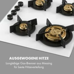 Goldflame 4 Gaskochfeld 4-flammig Messing-Brenner Glaskeramik -Einrichtungsgeschäft 10035499 de 0003 logo