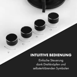 Goldflame 4 Gaskochfeld 4-flammig Messing-Brenner Glaskeramik -Einrichtungsgeschäft 10035499 de 0004 logo