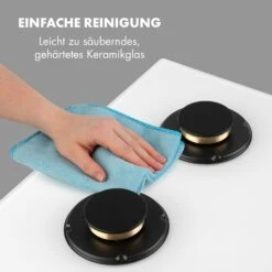 Goldflame 4 Gaskochfeld 4-flammig Messing-Brenner Glaskeramik -Einrichtungsgeschäft 10035499 de 0008 logo