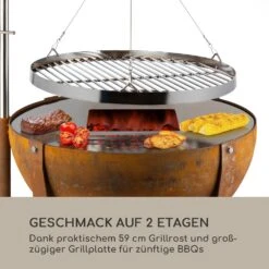 Fire Globe Feuerschale Mit Grill Ø60cm Stahl 11 Fire Globe Feuerschale Mit Grill Ø60cm Stahl -Einrichtungsgeschäft 10035510 de 0003 logo