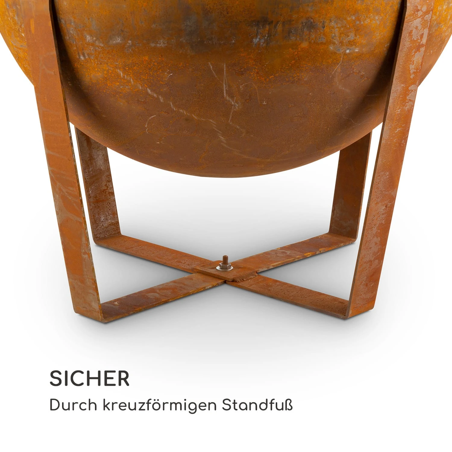 Fire Globe Feuerschale Mit Grill Ø60cm Stahl 7 Fire Globe Feuerschale Mit Grill Ø60cm Stahl – Bild 5