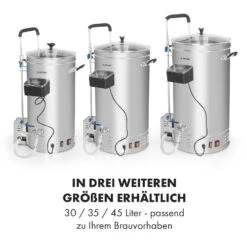 Brauheld Pro Maischekessel 3300W 70L 30-100°C Umwälzpumpe Edelstahl -Einrichtungsgeschäft 10035516 de 0009 logo