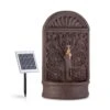 Blumquell Solarbrunnen LED 5 M Kabel Kunststein Solarpanel -Einrichtungsgeschäft 10035542 yy 0001 titel blumfeldt Blumquell Solarbrunnen braun