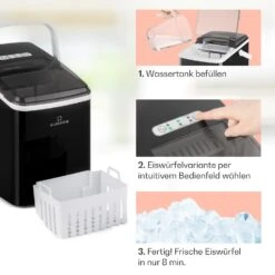 Arctic Porter Eiswürfelmaschine Bullet-Eis 12kg/24h Edelstahl -Einrichtungsgeschäft 10035553 de 0004 usp