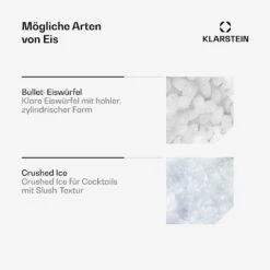 Icefestival Bullet Eiswürfelbereiter 400W 1,9l 20kg/24h -Einrichtungsgeschäft 10035578 de 0005 usp
