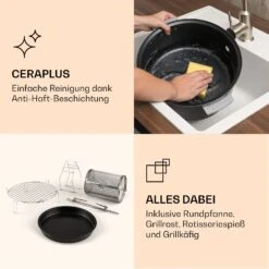 VitAir Smart Heißluftfritteuse App-Steuerung / 1400W / 7,75 Ltr / 20 Programme -Einrichtungsgeschäft 10035592 de 0007 logo