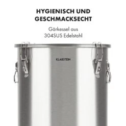 Gärkeller Pro XL Fermentierkessel 60 Liter Ablassventil 304-Edelstahl -Einrichtungsgeschäft 10035622 de 0006 logo
