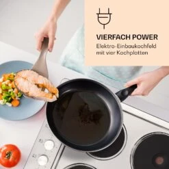 Appetito 4 Elektrokochfeld 4 Platten 6 Stufen 5500 Watt Edelstahl -Einrichtungsgeschäft 10035702 de 0006 logo