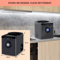 Icemeister 2G Eiswürfelmaschine 12kg/24h LC-Display Edelstahl -Einrichtungsgeschäft 10035712 de 0006 usp