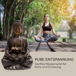 Dharma Solarbrunnen LED 48 X 72 X 41 Cm (BxHxT) Polyresin -Einrichtungsgeschäft 10035714 de 0004 logo