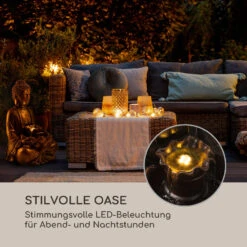 Dharma Solarbrunnen LED 48 X 72 X 41 Cm (BxHxT) Polyresin -Einrichtungsgeschäft 10035714 de 0005 logo