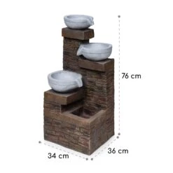 Fez Solarbrunnen LED 34 X 76 X 36 Cm (BxHxT) Polyresin -Einrichtungsgeschäft 10035716 yy 0008 logo