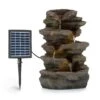 Stonehenge Solarbrunnen LED-Beleuchtung Polyresin Lithium-Ionen-Akku -Einrichtungsgeschäft 10035727 yy 0001 titel