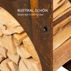 Trio Circulo Holzspeicher 55 X 160 X 30 Cm 3 Mm Stahl Regal Rostoptik -Einrichtungsgeschäft 10035767 de 0004 logo