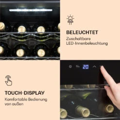 Ultimo 20 Uno Weinkühlschrank 53l Touch-Bedienfeld 131W 5-18°C 15 Ultimo 20 Uno Weinkühlschrank 53l Touch-Bedienfeld 131W 5-18°C -Einrichtungsgeschäft 10035778 de 0005 logo