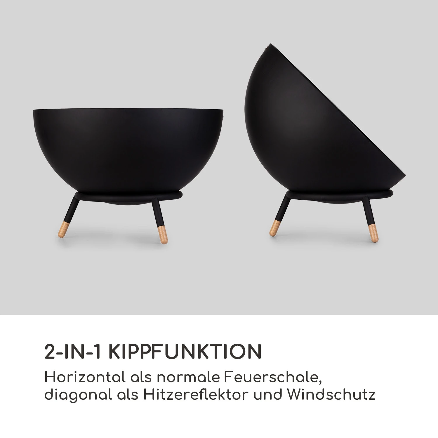 Fireball Wood Kippbare Stahl-Feuerschale Garten Terrasse Ø 66 Cm 5 Fireball Wood Kippbare Stahl-Feuerschale Garten Terrasse Ø 66 Cm – Bild 3