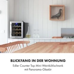 Reserva 12 Uno Weinkühlschrank 12 Flaschen 31 Liter Edelstahl -Einrichtungsgeschäft 10035859 de 0002 logo