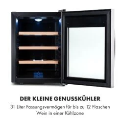 Reserva 12 Uno Weinkühlschrank 12 Flaschen 31 Liter Edelstahl -Einrichtungsgeschäft 10035859 de 0003 logo