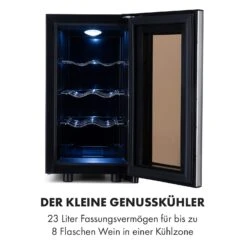 Reserva 8 Slim Uno Weinkühlschrank 8 Flaschen 23 Liter Edelstahl -Einrichtungsgeschäft 10035861 de 0003 logo