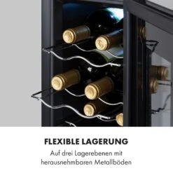 Bellevin 8 Uno Weinkühlschrank 23 Liter 11-18 °C LED Touch SingleZone -Einrichtungsgeschäft 10035862 de 0007 logo