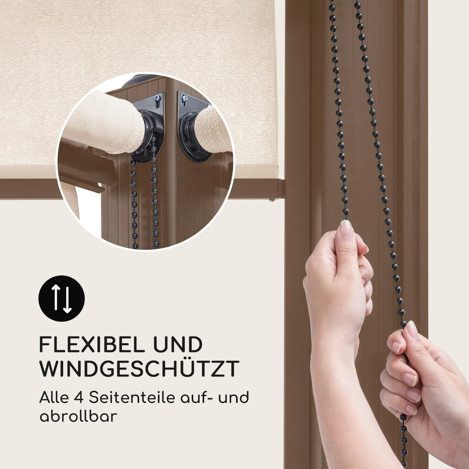 Pantheon Cortina Rust Pavillon Mit Dach 3x6 M 4 Seitenteile 7 Pantheon Cortina Rust Pavillon Mit Dach 3x6 M 4 Seitenteile – Bild 5