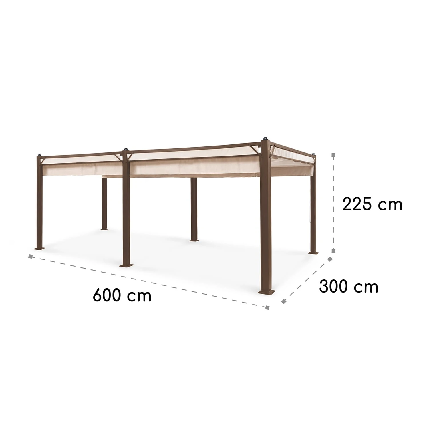 Pantheon Cortina Rust Pavillon Mit Dach 3x6 M 4 Seitenteile 11 Pantheon Cortina Rust Pavillon Mit Dach 3x6 M 4 Seitenteile – Bild 9