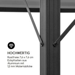 Pantheon Solid Sky Ambient Solar Pavillon Mit Grauem Dach 3x3m Polycarbonat Aluminium -Einrichtungsgeschäft 10035899 de 0008 logo