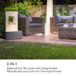 Bloomingstone Brunnen Gartenbrunnen Zierbrunnen 20W Pumpe Zink LED 12 Bloomingstone Brunnen Gartenbrunnen Zierbrunnen 20W Pumpe Zink LED -Einrichtungsgeschäft 10035916 de 0003 logo