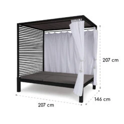 Eremitage Double Lux Sonnenliege 4 Liegepositionen 2 Personen 6 Cm Polster -Einrichtungsgeschäft 10035922 yy 0010 logo