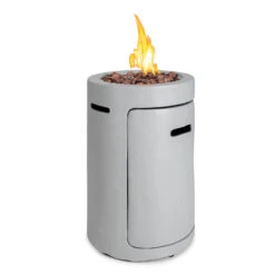 Crete Gas-Feuerstelle 13 KW Flüssiggas Edelstahl