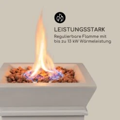 Prati Gas-Feuerstelle 13 KW Elektrisches Zündsystem Lavasteine Inkl. Regenschutz -Einrichtungsgeschäft 10035935 de 0003 logo