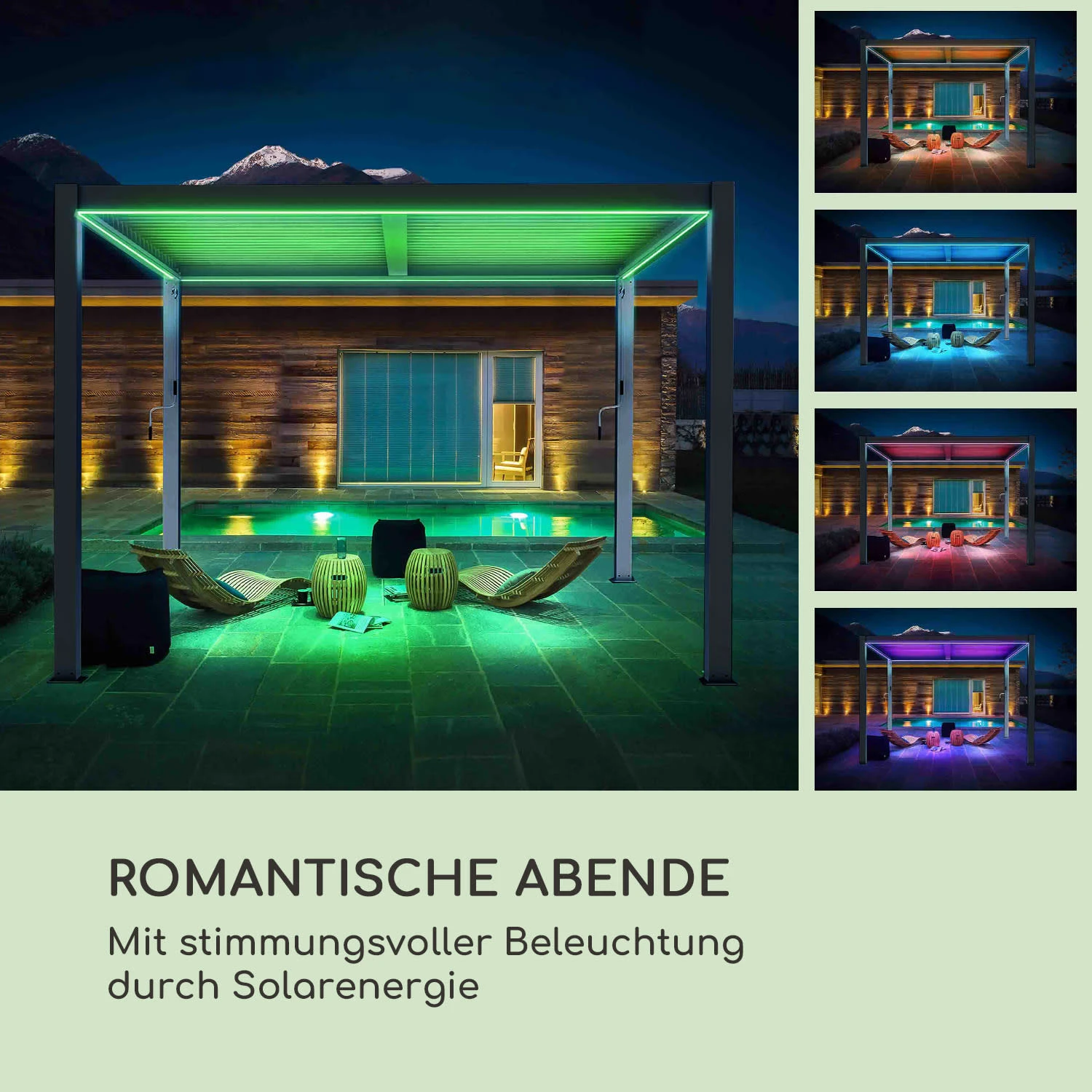 Pantheon Climax Ambient 3x3 M 4 Eckpfosten Bioklimatisches Dach 6 Pantheon Climax Ambient 3x3 M 4 Eckpfosten Bioklimatisches Dach – Bild 4