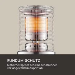 Heatwave Gasheizstrahler 10 KW (728 G/h) Bodenrollen Schutzcover Piezozündung -Einrichtungsgeschäft 10035957 de 0006 logo