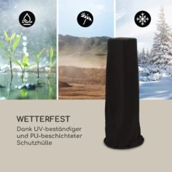 Heatwave Gasheizstrahler 10 KW (728 G/h) Bodenrollen Schutzcover Piezozündung -Einrichtungsgeschäft 10035957 de 0007 logo