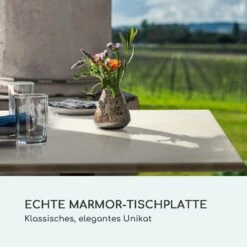 Patras Onyx Bistro-Tisch Mit Jugendstil Marmor 60 X 60 Cm Höhe: 72 Cm Rund -Einrichtungsgeschäft 10035980 de 0003 logo