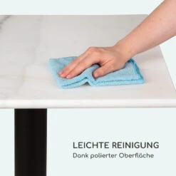 Patras Onyx Bistro-Tisch Mit Jugendstil Marmor 60 X 60 Cm Höhe: 72 Cm Rund -Einrichtungsgeschäft 10035980 de 0004 logo