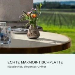 Patras Jewel Marmor-Tisch Jugendstil Ø: 57,5 Cm H: 75 Cm Gusseiserner Standfuß -Einrichtungsgeschäft 10035982 de 0003 logo