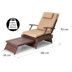Kos Lounger Liegestuhl Mit Fußteil Stahlrahmen 6-Positionen 13 Kos Lounger Liegestuhl Mit Fußteil Stahlrahmen 6-Positionen -Einrichtungsgeschäft 10035991 de 0006 usp