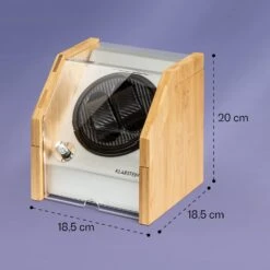 Garonne 2 Uhrenbeweger 1 Drehteller 2 Uhren 3 Speeds 4 Modi Bambus -Einrichtungsgeschäft 10036041 yy 0005 logo